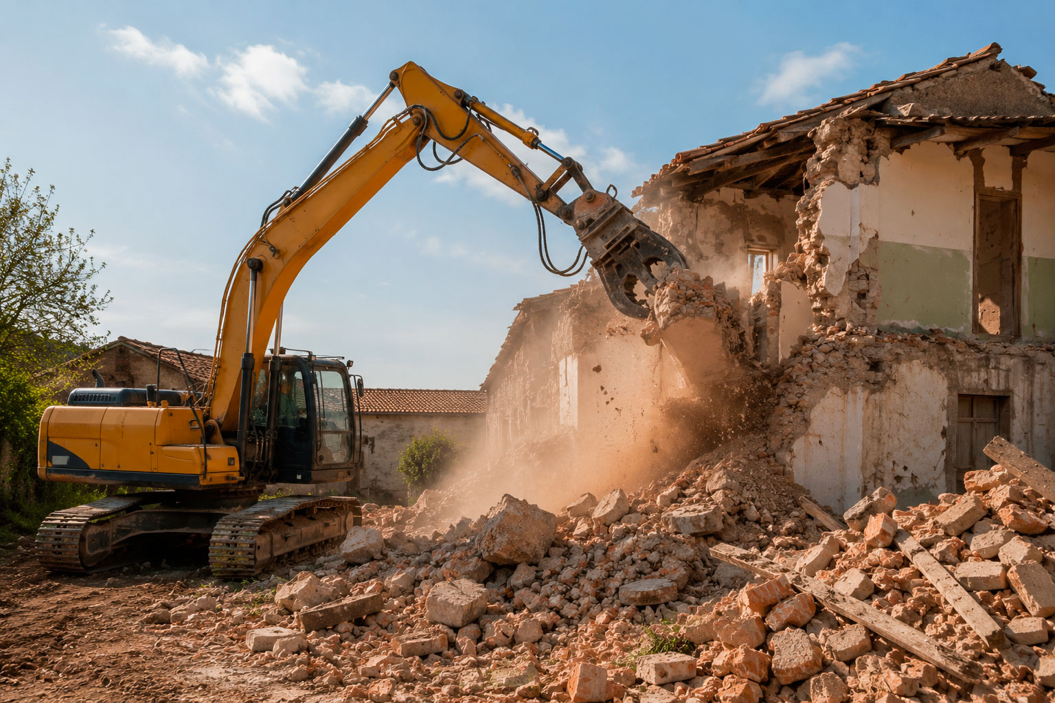 Demoliciones en Cuenca | Derribos de Viviendas y Naves | Agro Excavaciones y Derribos Edu